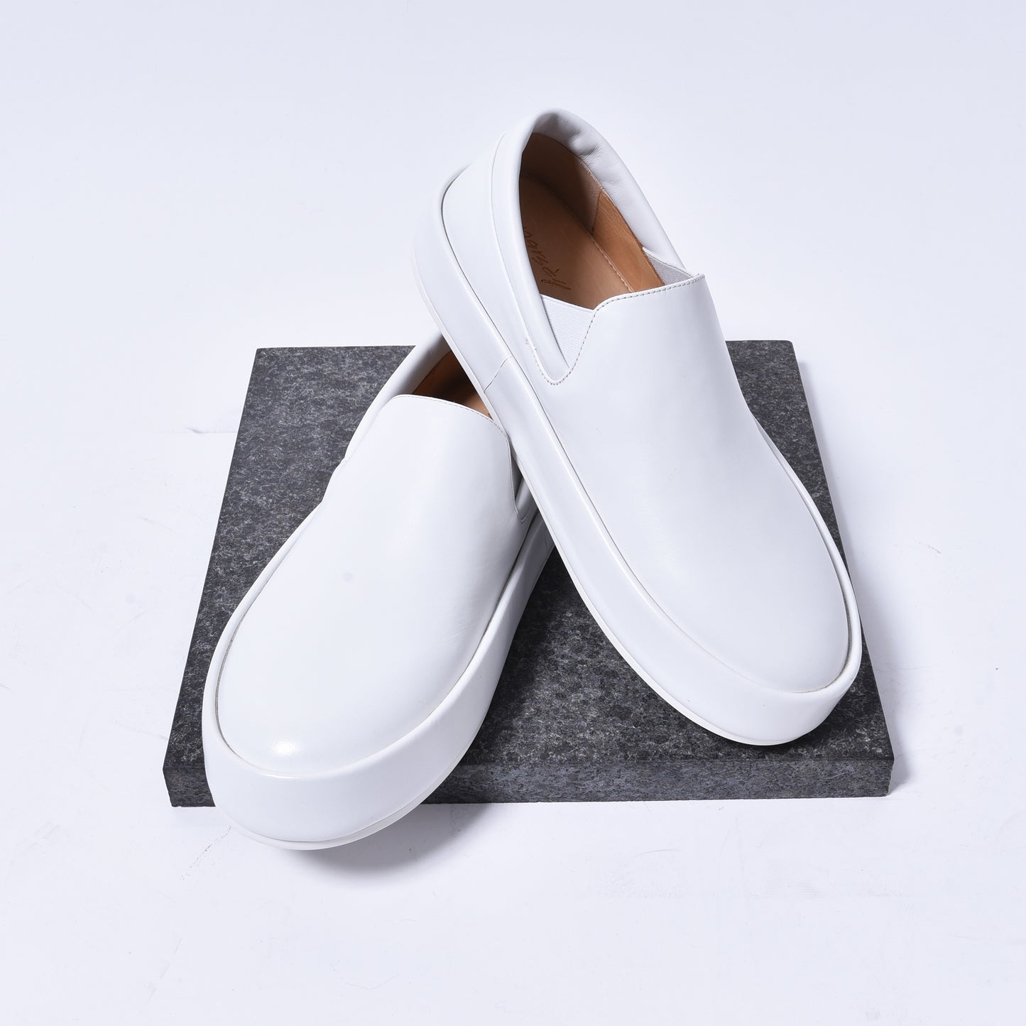 MARSELL / CASSAPELLE SLIP ON MAN OPTICAL WHITE