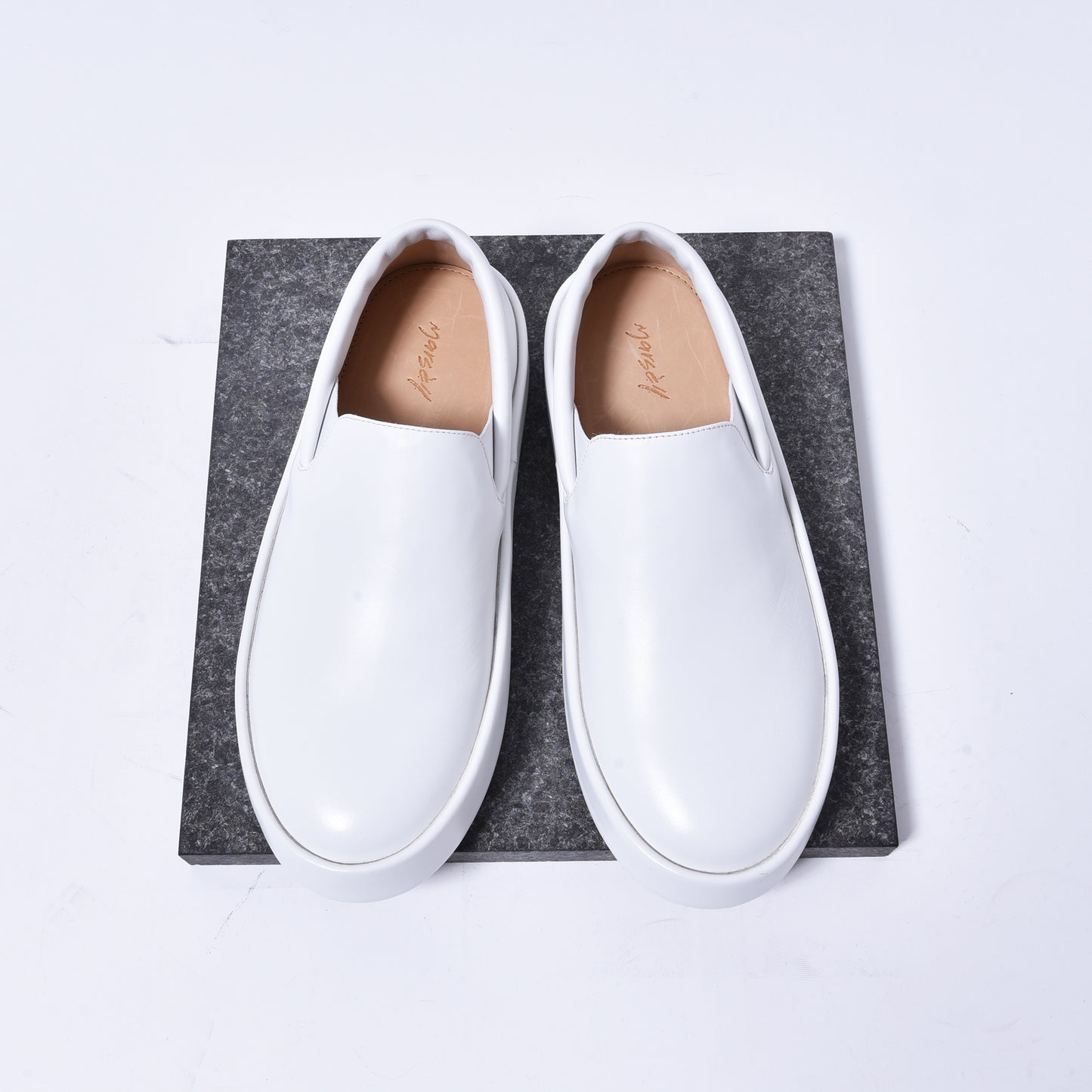 MARSELL / CASSAPELLE SLIP ON MAN OPTICAL WHITE