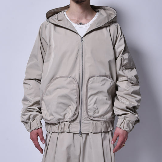 rin / Full Zip Hoodie Jacket BEI
