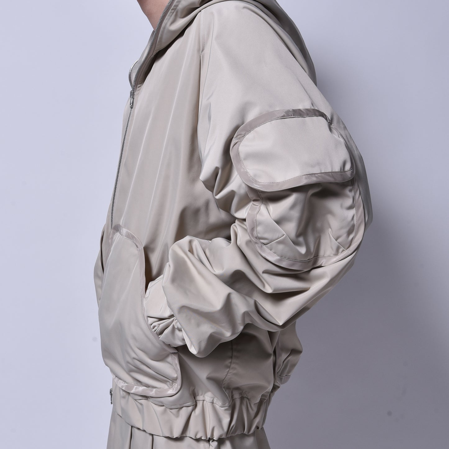 rin / Full Zip Hoodie Jacket BEI