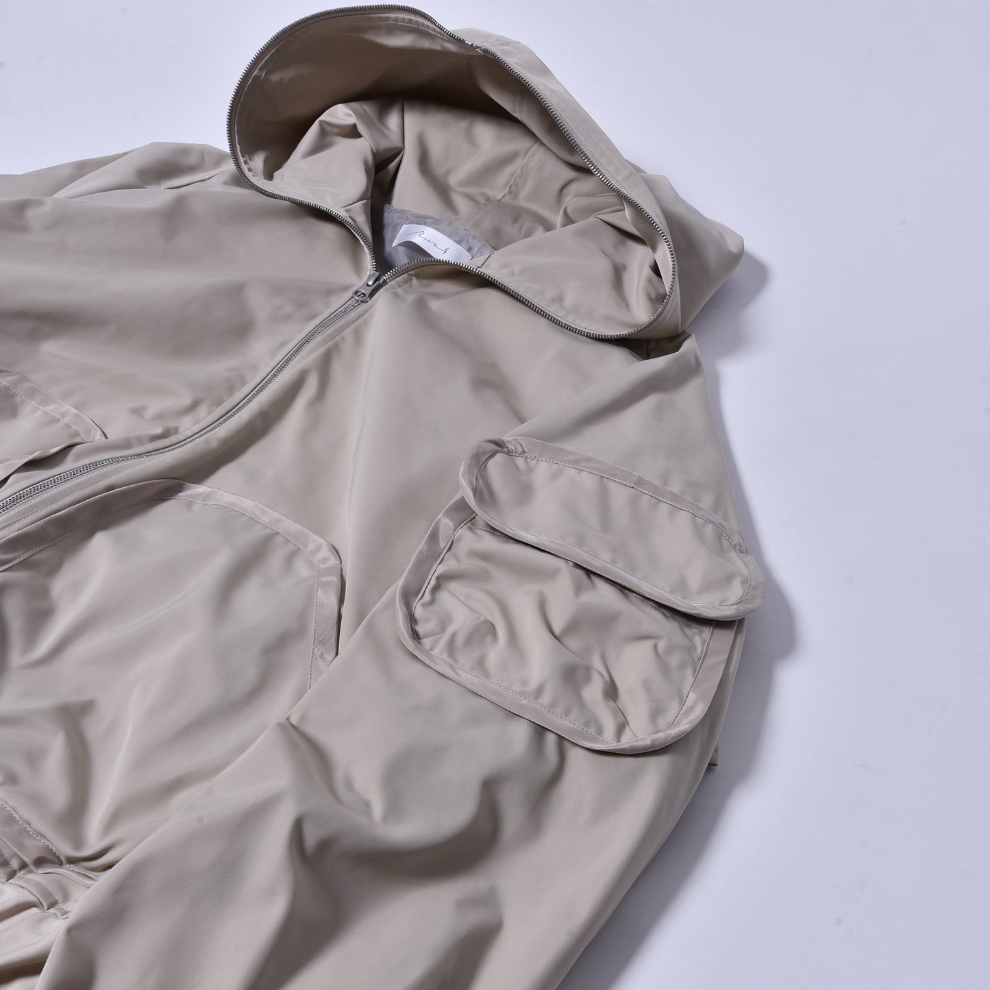 rin / Full Zip Hoodie Jacket BEI