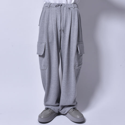 rin / Heavy Sweat Cargo Pants GREY