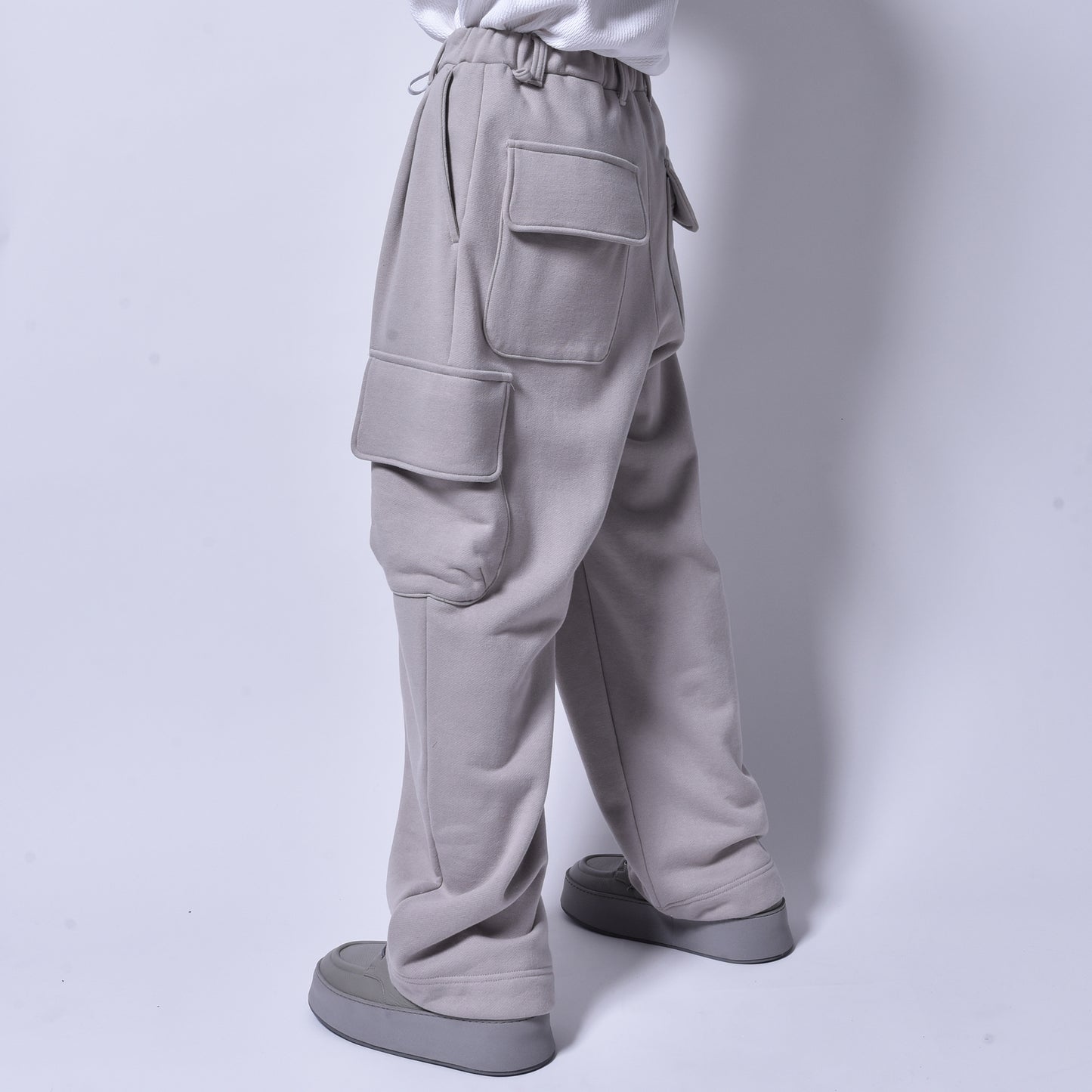rin / Heavy Sweat Cargo Pants GREIGE