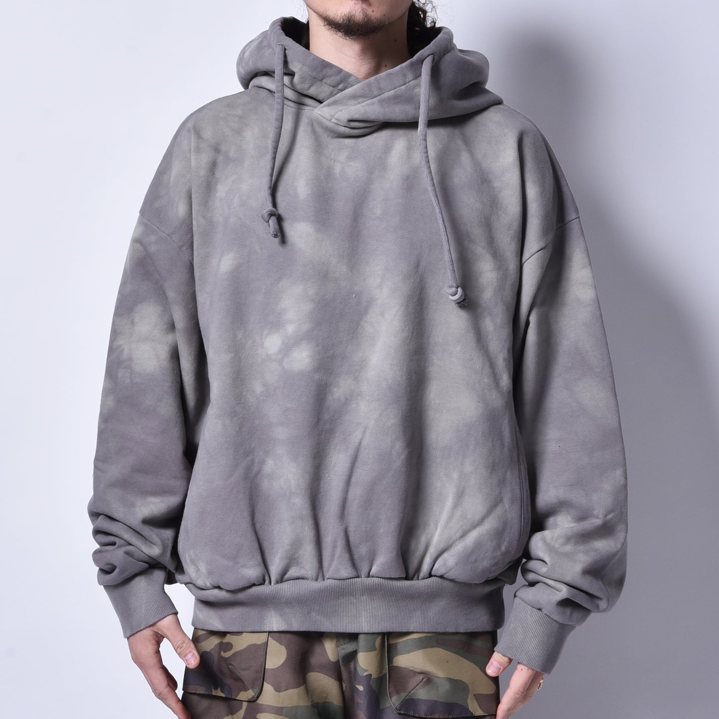 rin / Smog Over Hoodie GRN GREY