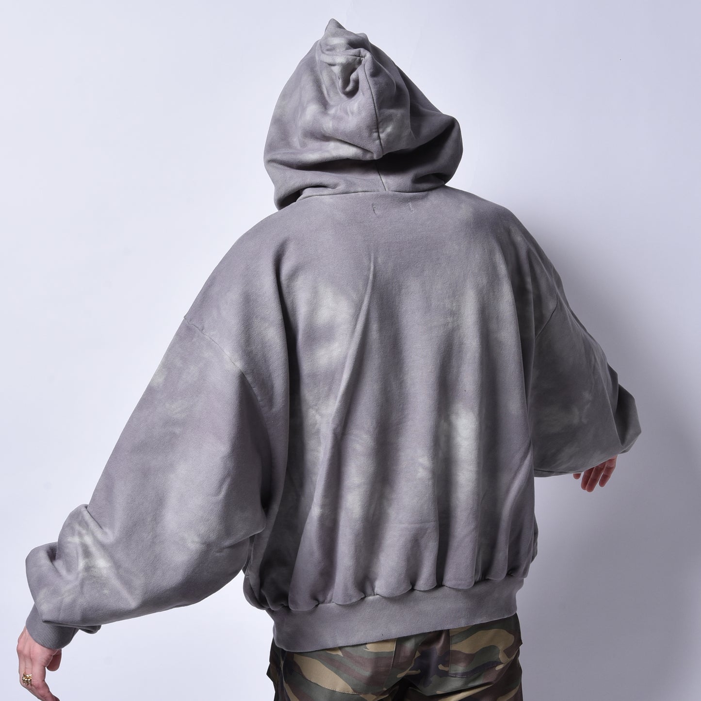 rin / Smog Over Hoodie GRN GREY