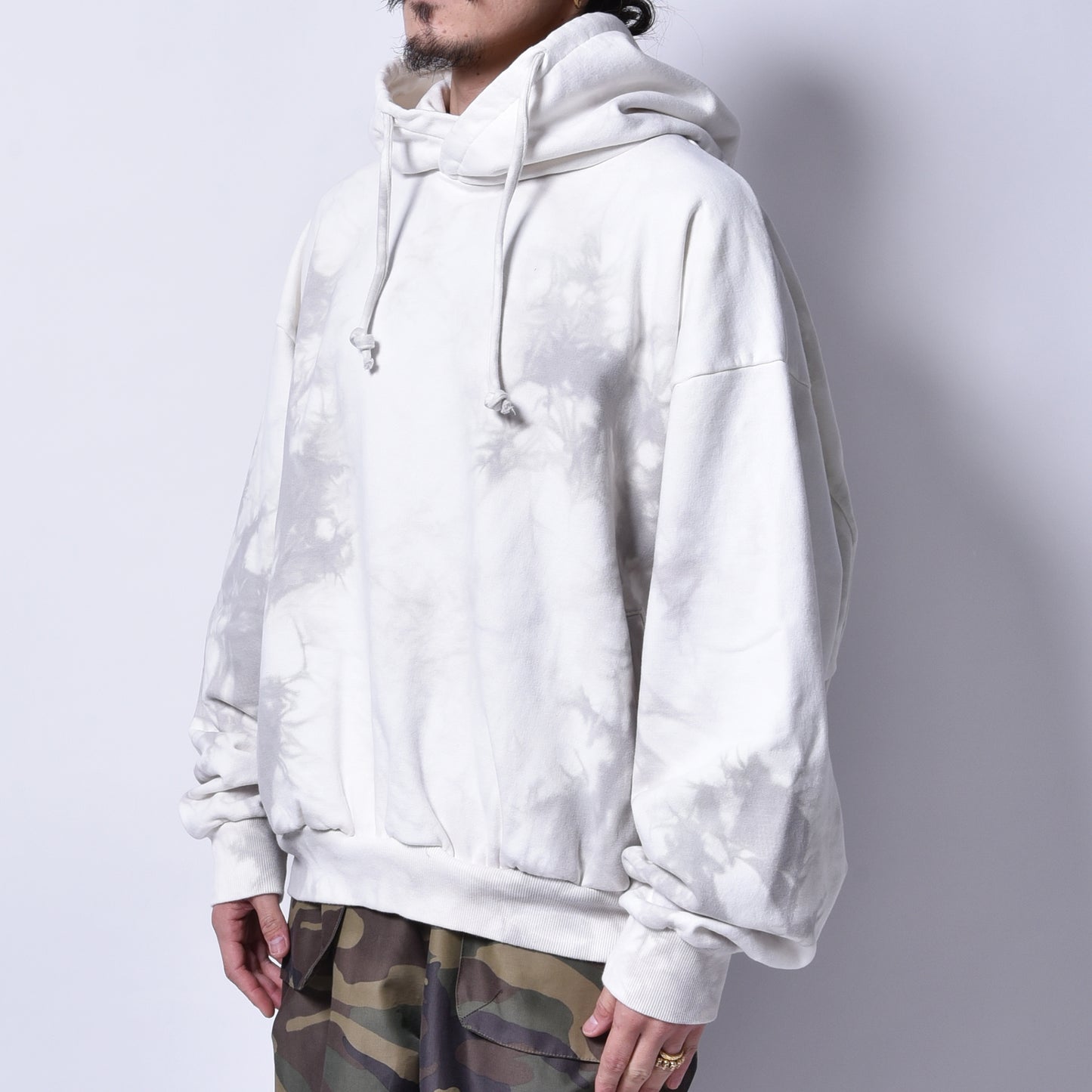 rin / Smog Over Hoodie WH GREY