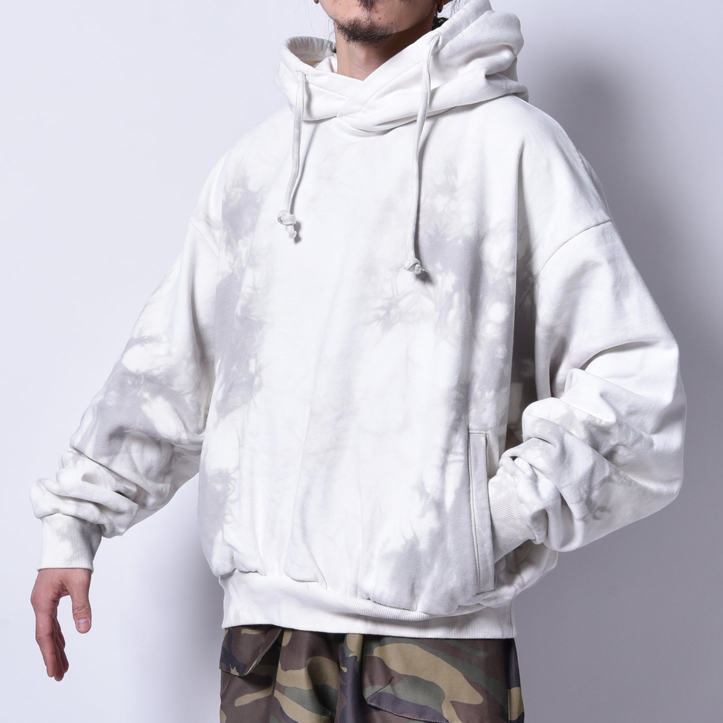 rin / Smog Over Hoodie WH GREY