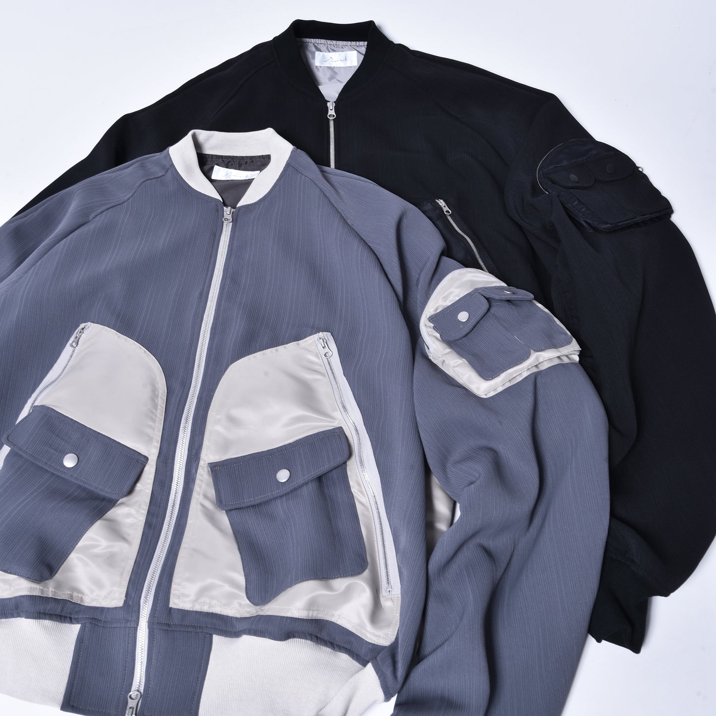rin / Combat Drape MA-1 Jacket GREIGE
