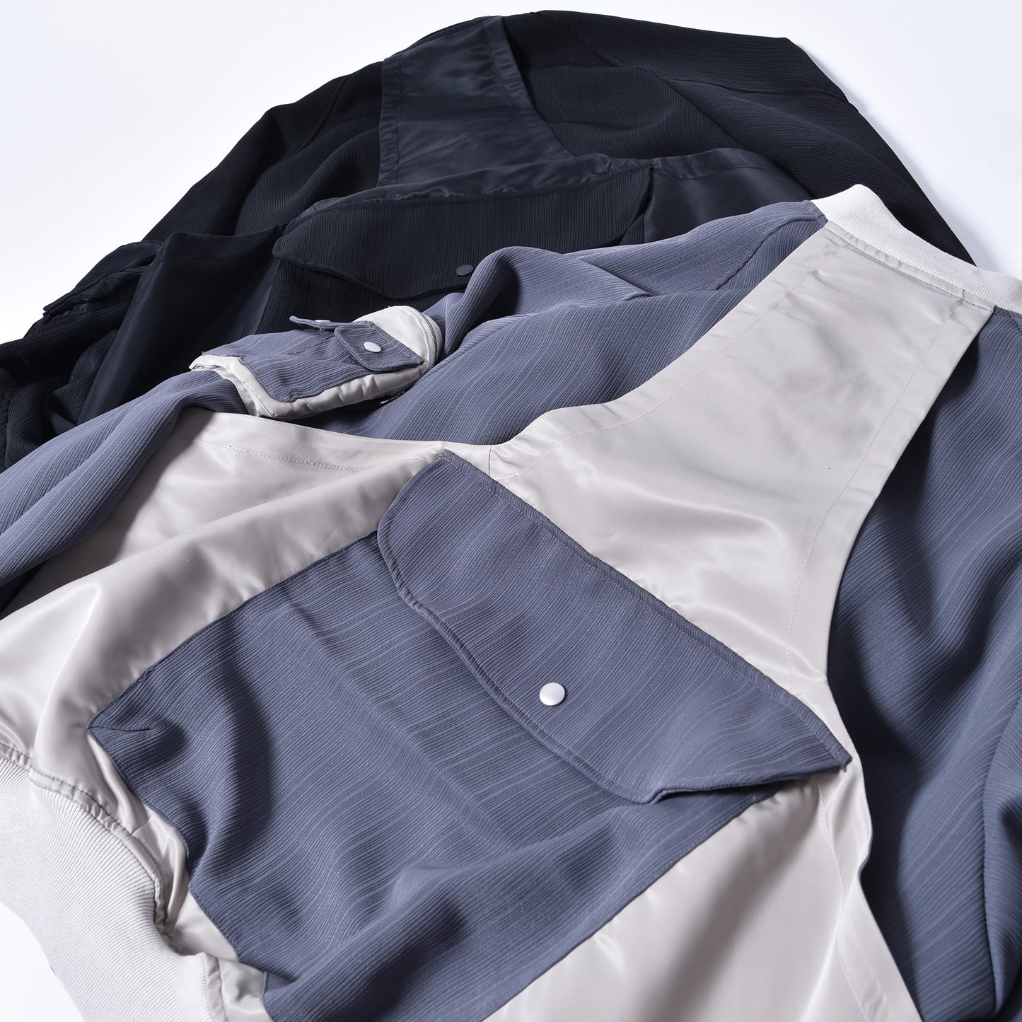 rin / Combat Drape MA-1 Jacket GREIGE