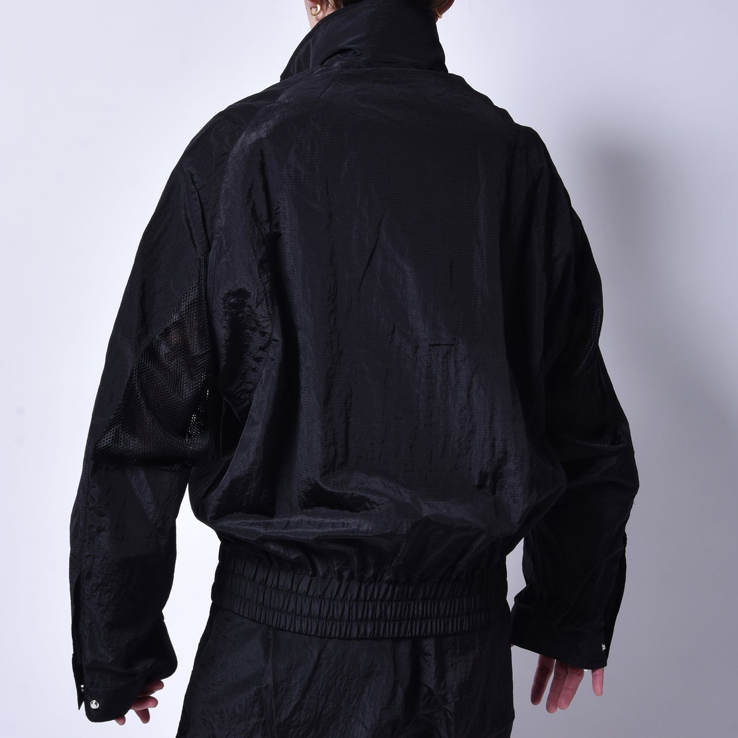 JOE CHIA / BANE NYLON TRACK SUIT BLACK
