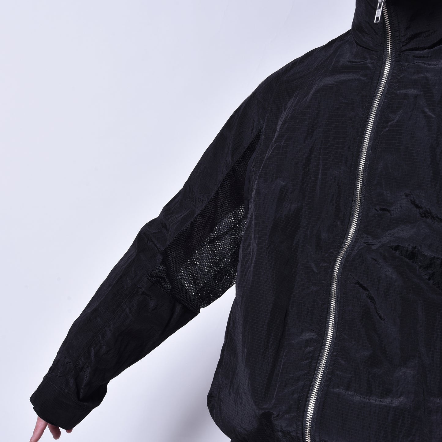 JOE CHIA / BANE NYLON TRACK SUIT BLACK