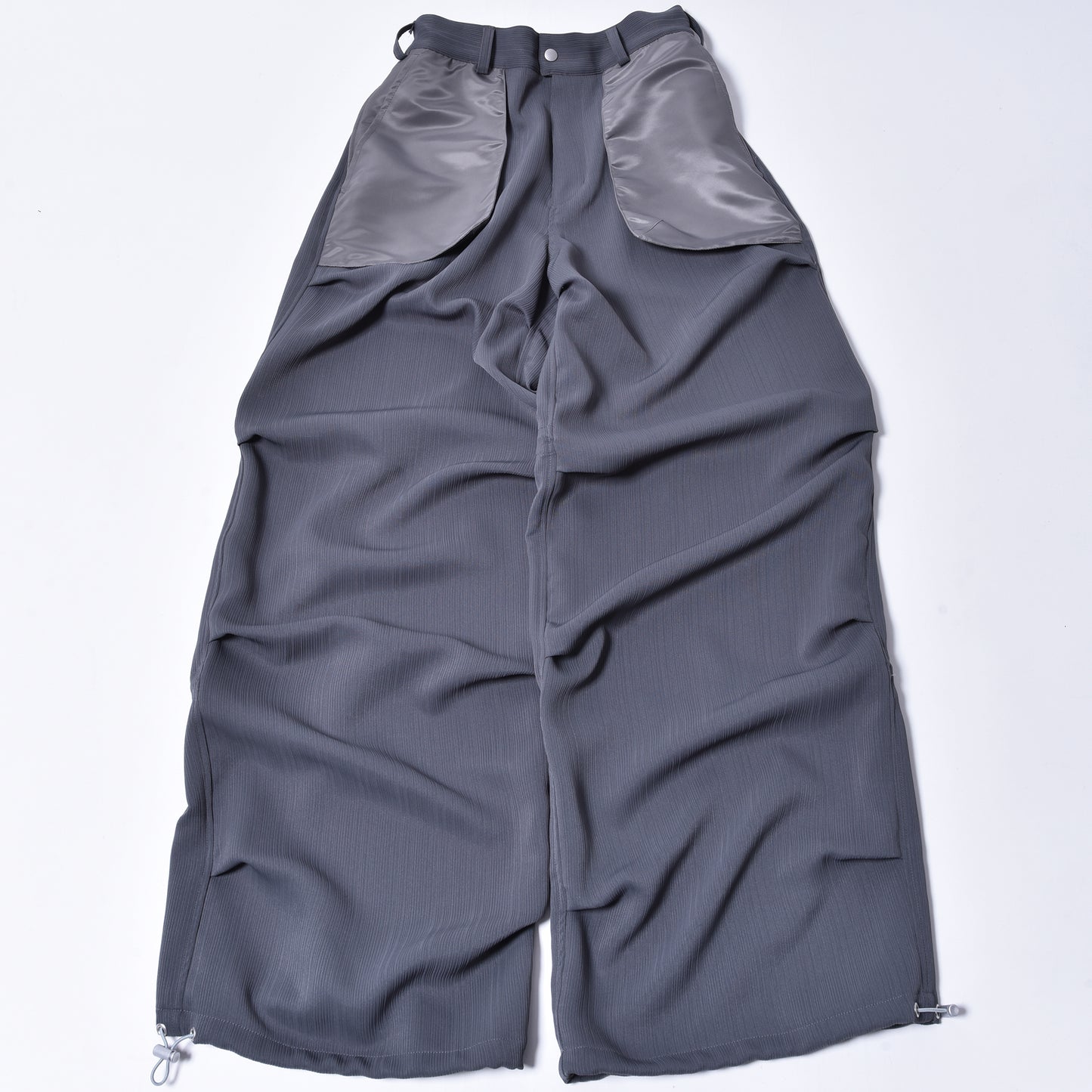 rin / Teck Drape Pants GREY