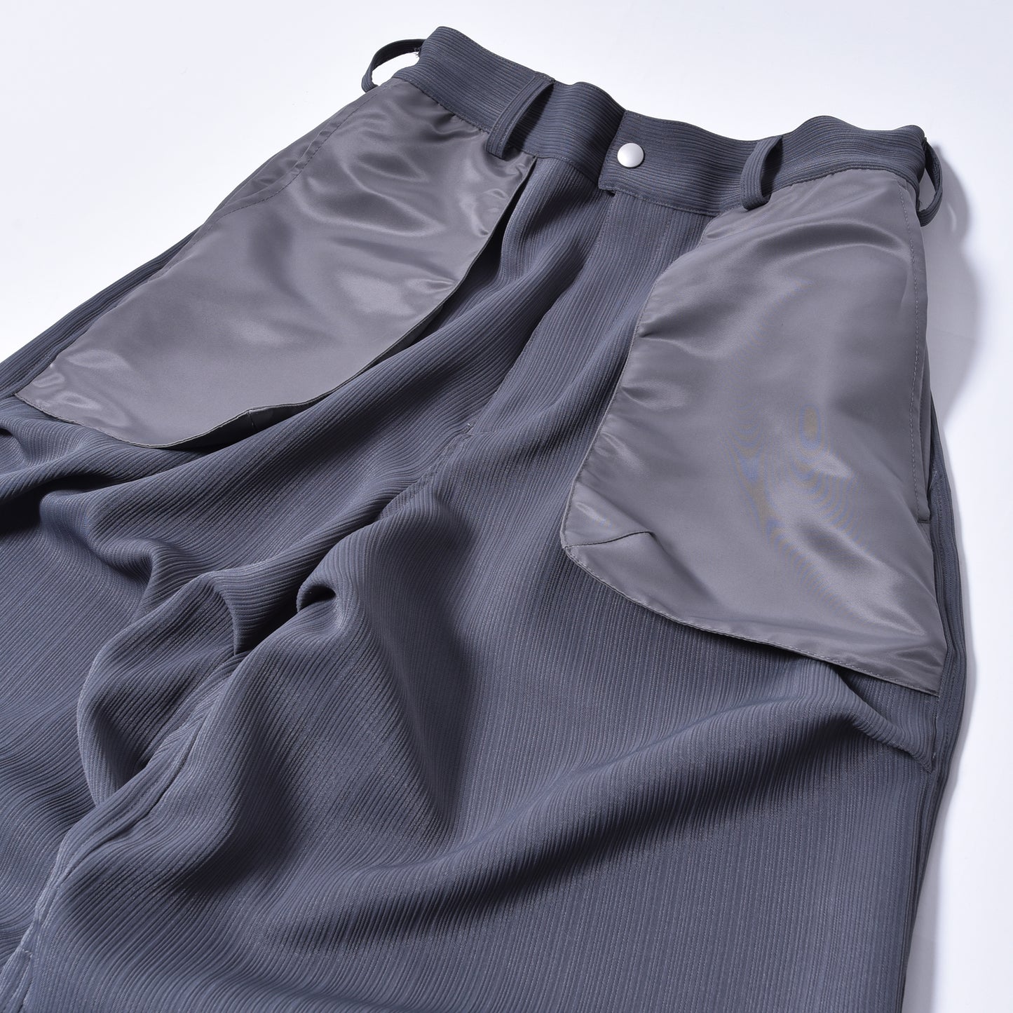 rin / Teck Drape Pants GREY