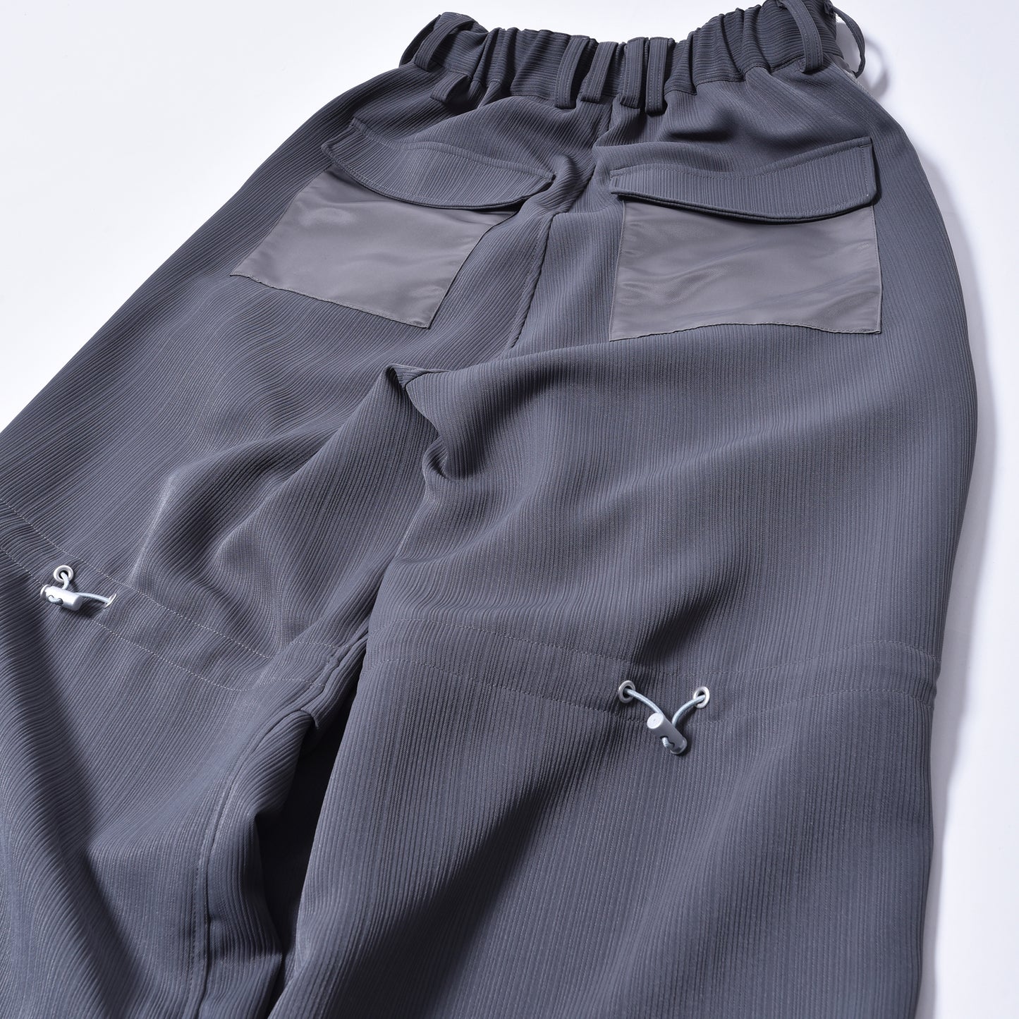 rin / Teck Drape Pants GREY