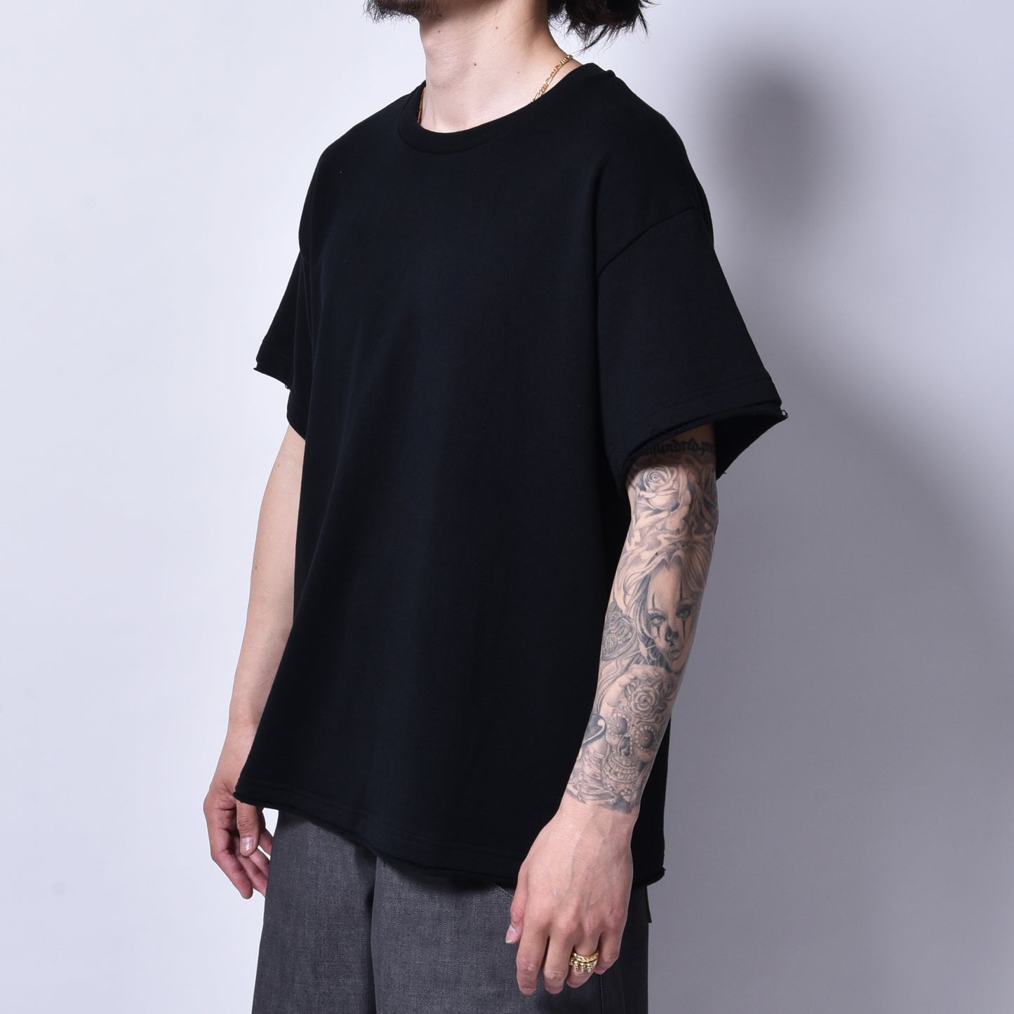 rin / ORG Softy S/S Tee BK