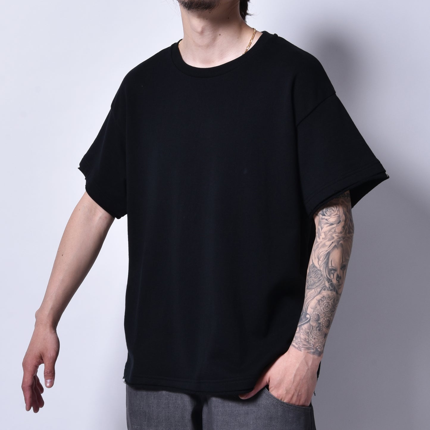 rin / ORG Softy S/S Tee BK