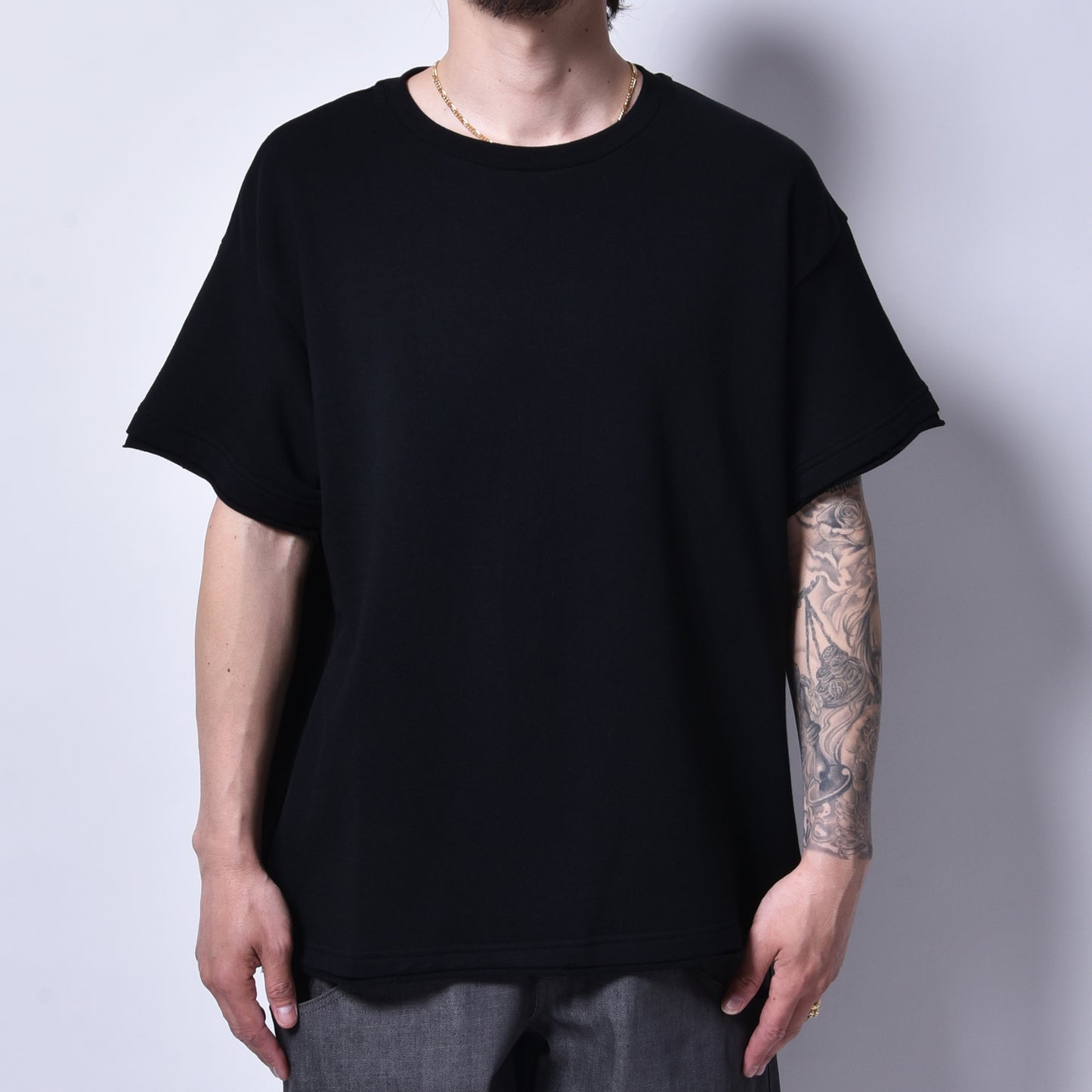rin / ORG Softy S/S Tee BK