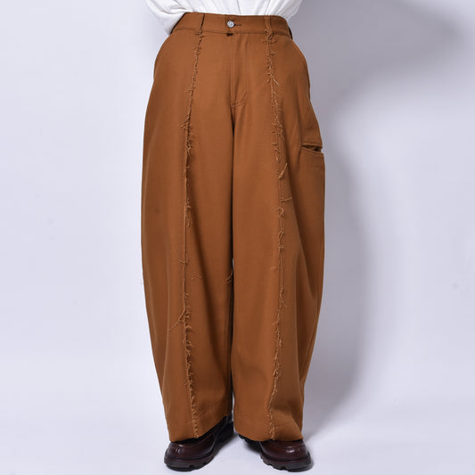 rin / OX DD Switch Wide Pants BRW
