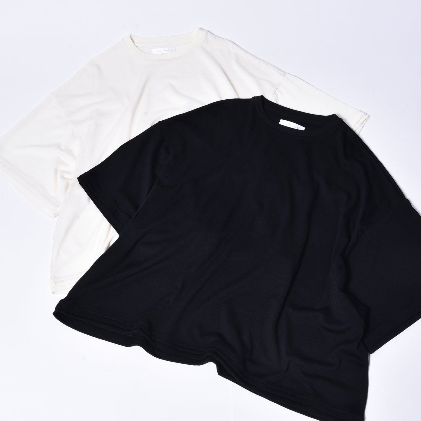 rin / Summer Wool Dolman S/S Tee BK