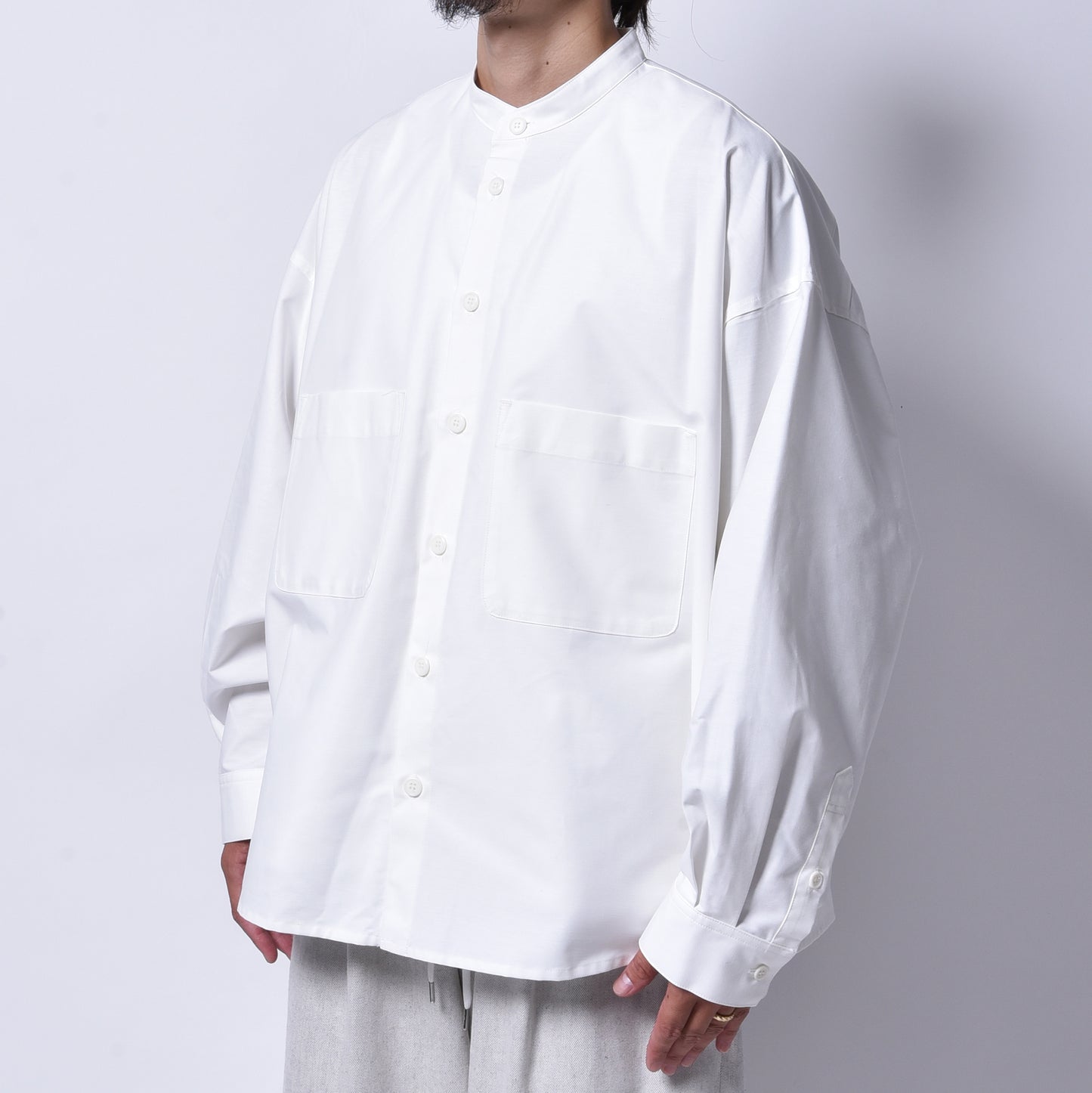 rin / OX No color Big L/S Shirt WH
