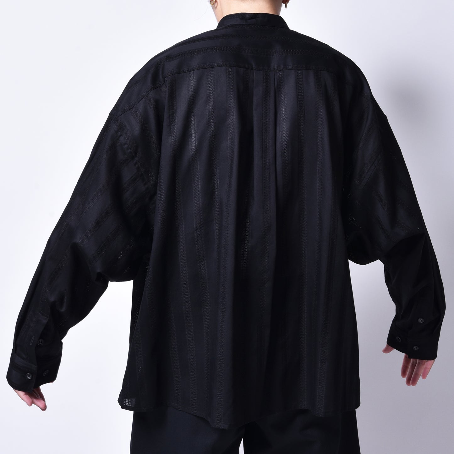 rin / Mesh No color Big L/S Shirt BK