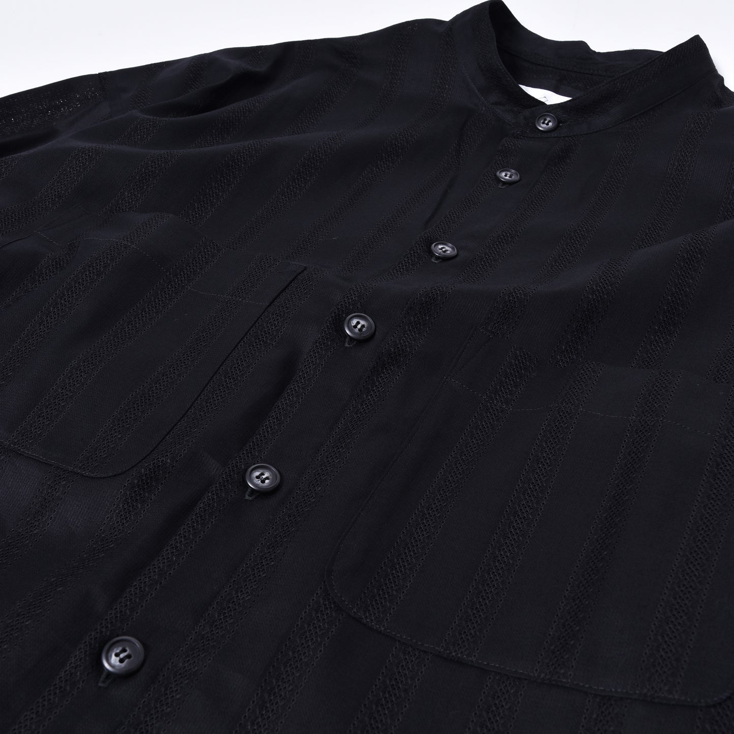 rin / Mesh No color Big L/S Shirt BK