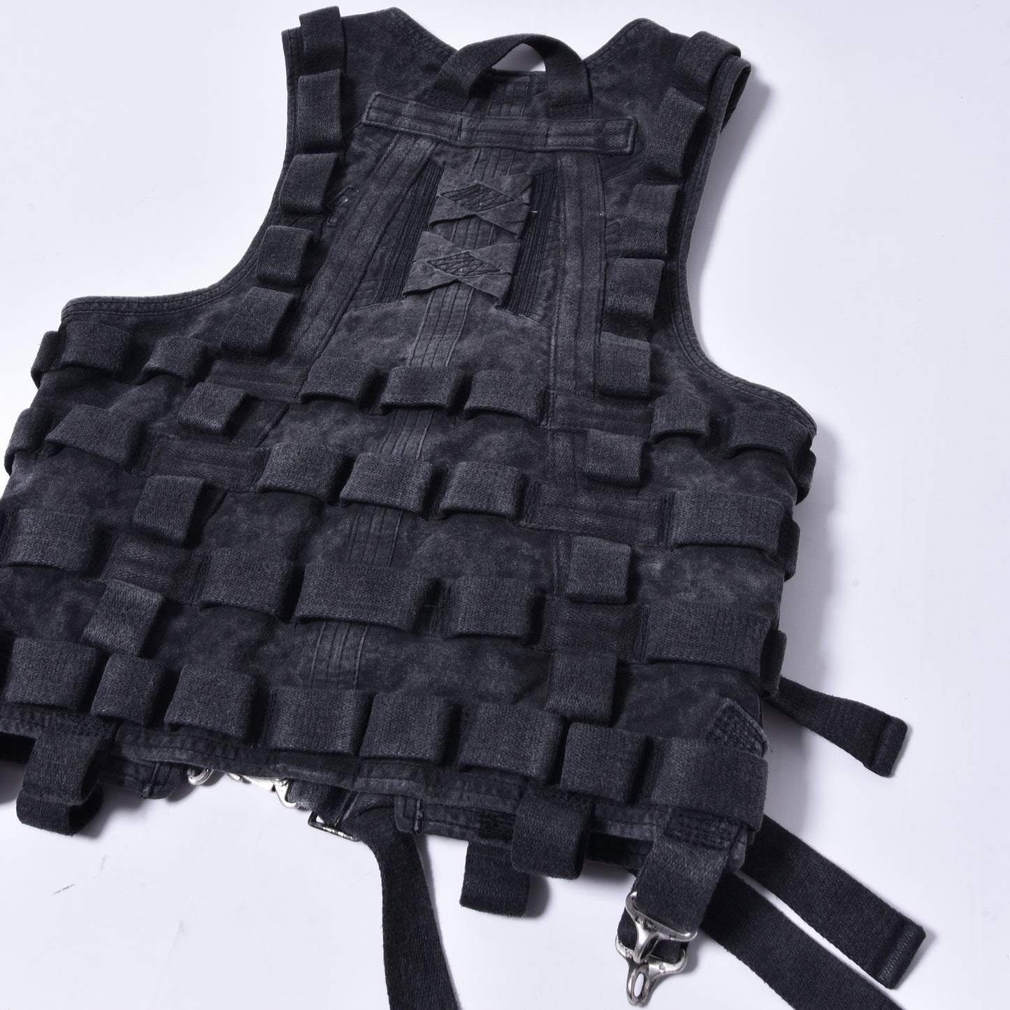 MARCEL EVERETTE / UTILITY SUSPENSION VEST SMOKE