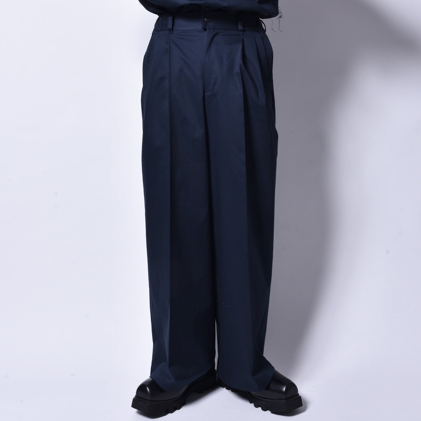 rin / Two PK Tuck Wide Slacks Pants NV