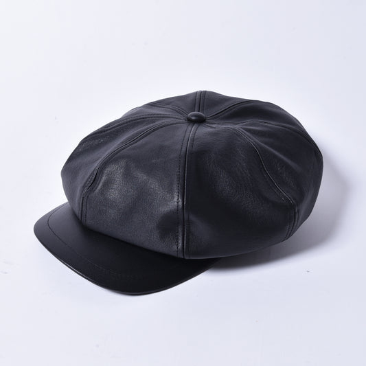 rin / Leather Big Casquette BK