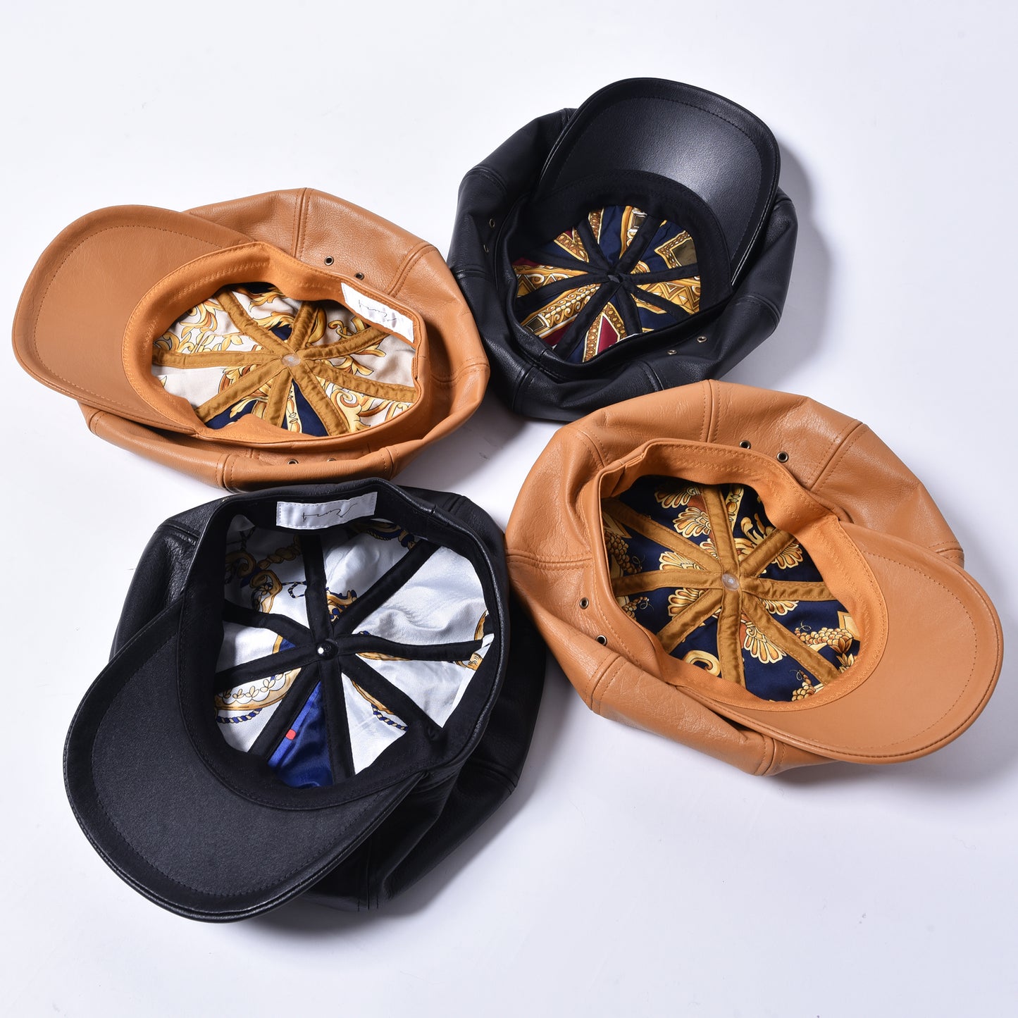 rin / Leather Big Casquette BK