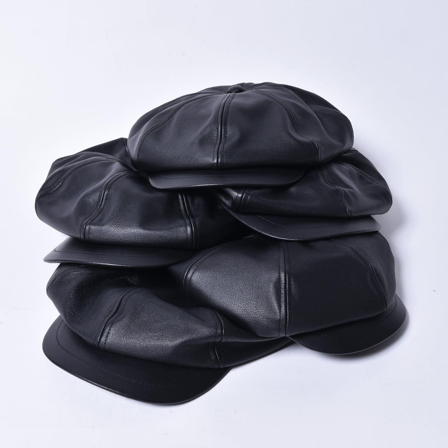 rin / Leather Big Casquette BK