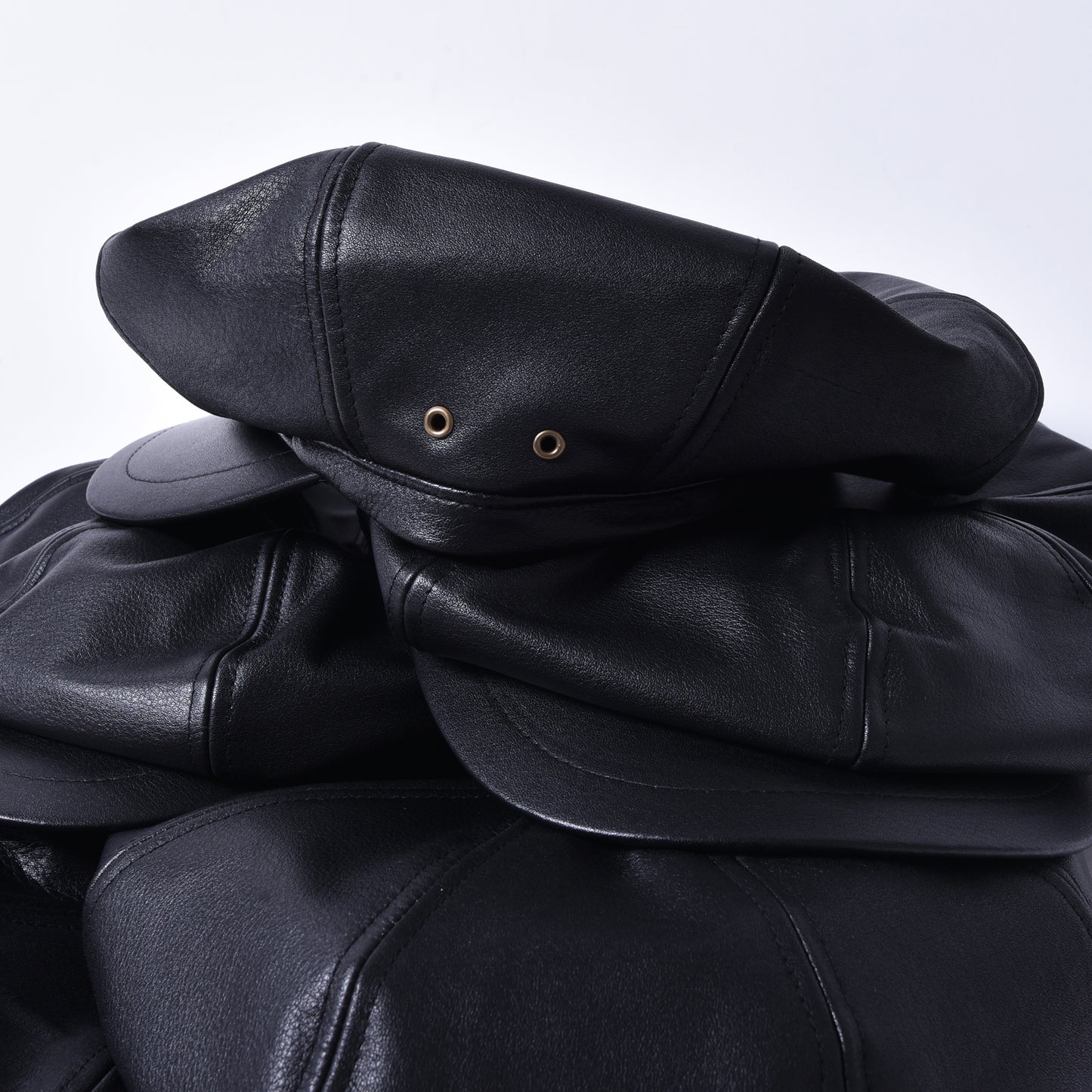 rin / Leather Big Casquette BK