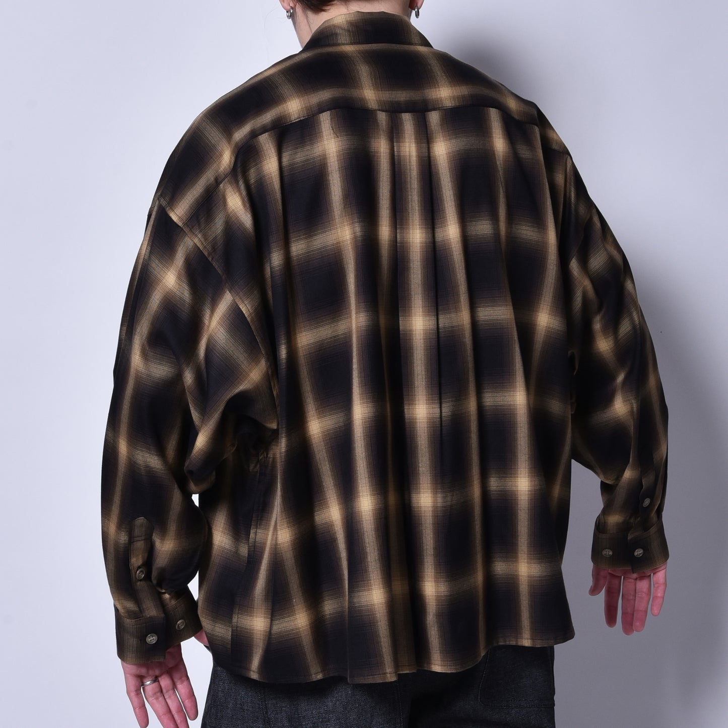 rin / Big Wide L/S Shirts BRW YEL