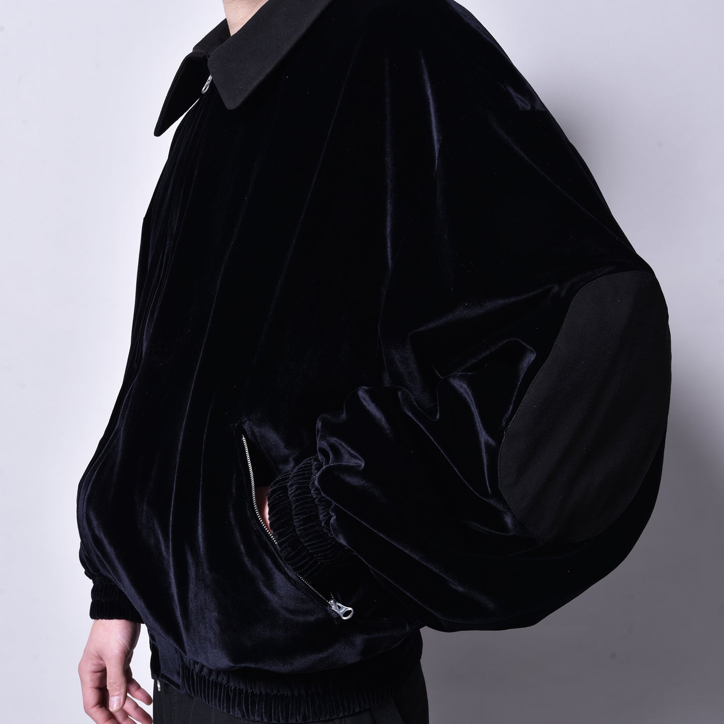 rin / Velvet Combi Blouson BK