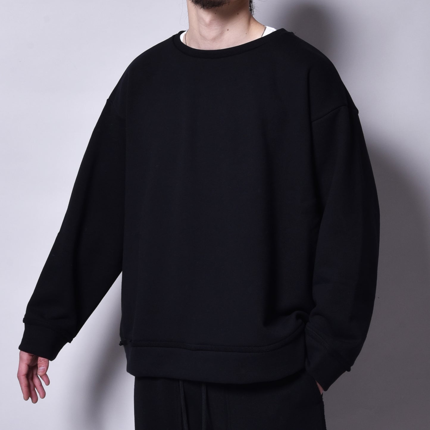 rin /Cut Loose Sweat Long Sleeve BK