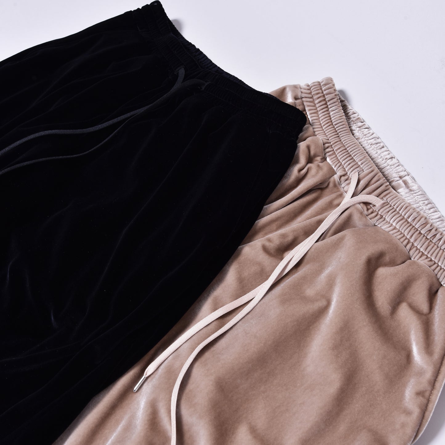 rin / Velvet Archi Wide Pants BK