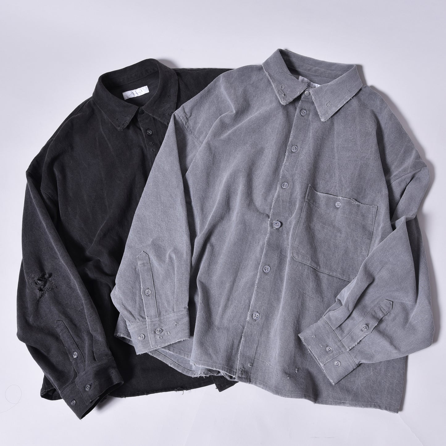 rin / Dust Sumi L/S Shirt BK
