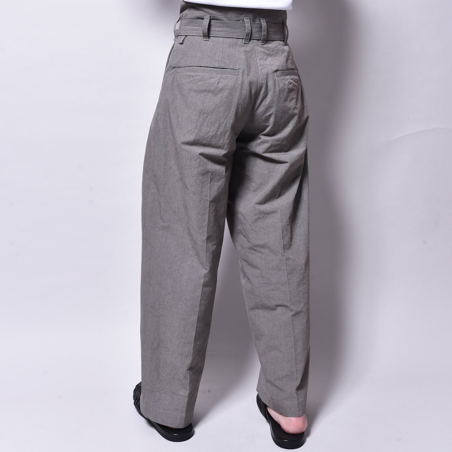 rin / Washer Wrap Slacks Pants GREY