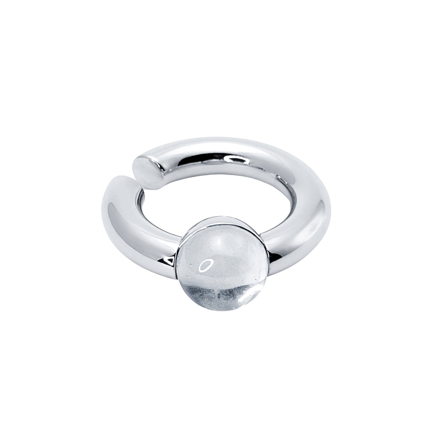 KISKA LAB / CRYSTAL BALL EAR CUFF