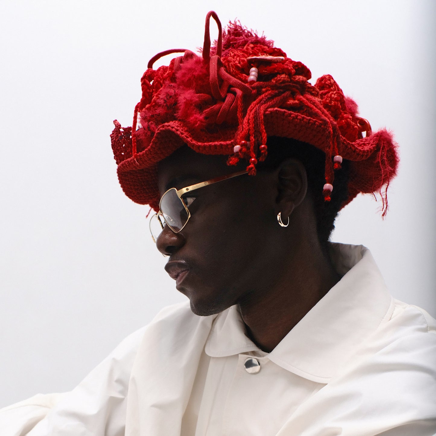 OLOAPITREPS / Mixed Flowers Hat RED