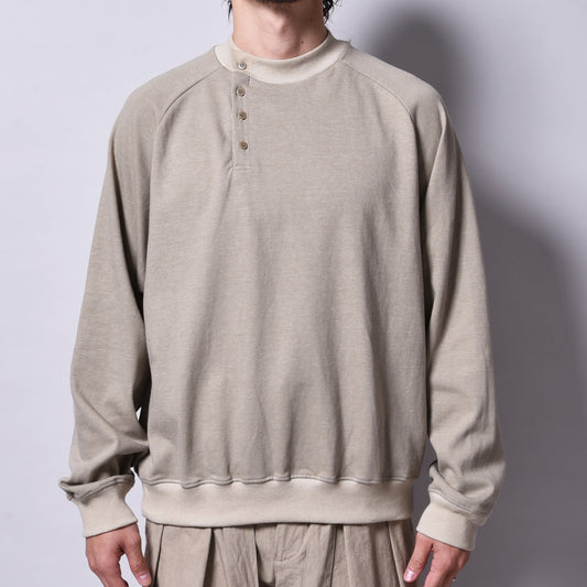 rin / Loose Henley Neck L/S Tee SUMI BEI