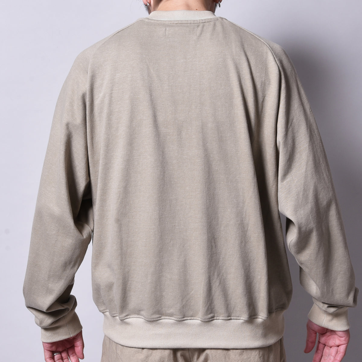 rin / Loose Henley Neck L/S Tee SUMI BEI