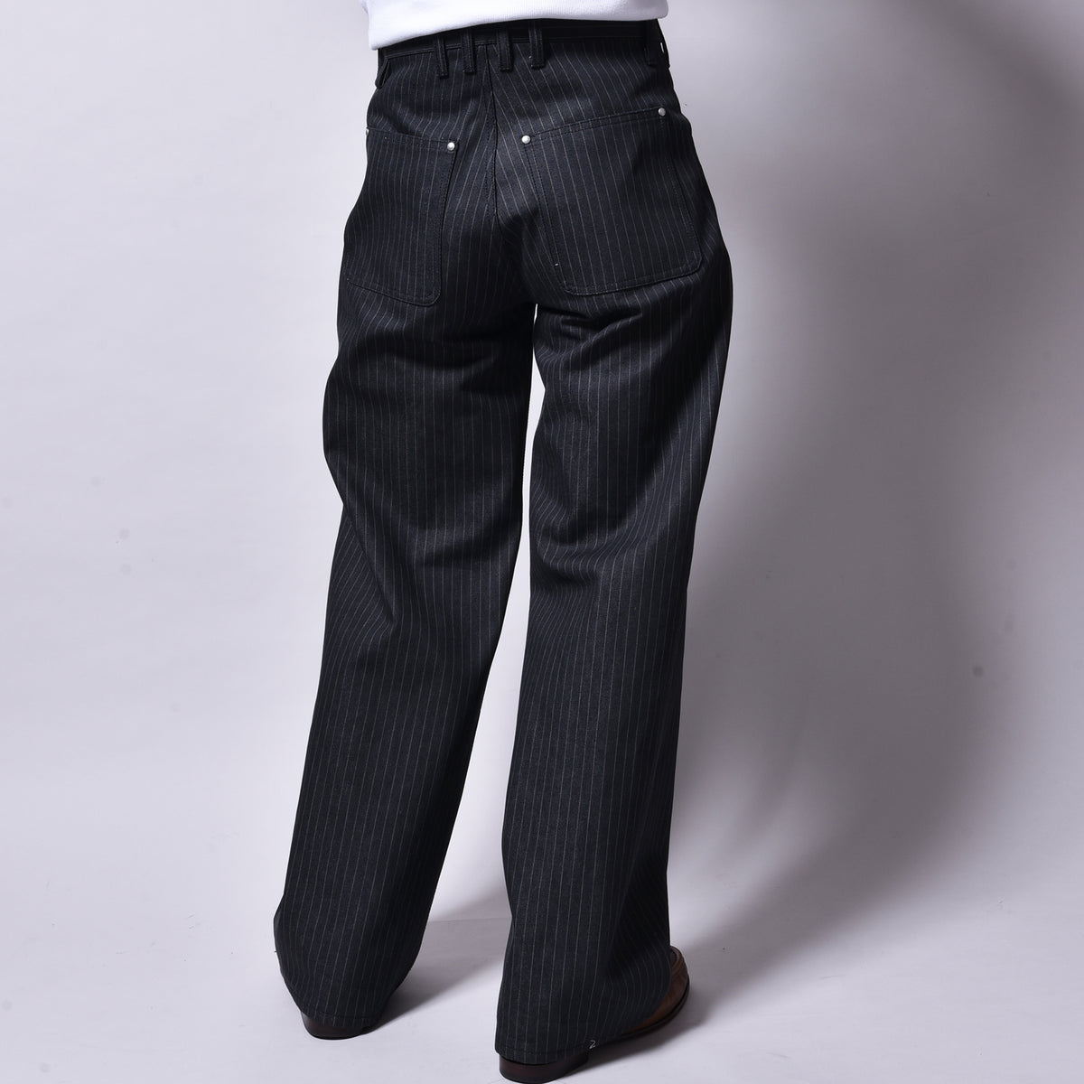 rin / Dead Stripe Straight Pants STRIPE