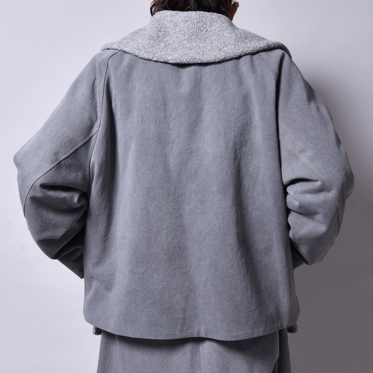 rin / Dusty Boa Jacket SUMI GREY