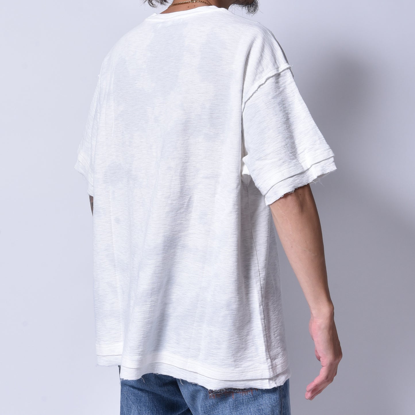 rin / Dust Cutoff Wide s/s Tee DUST WH