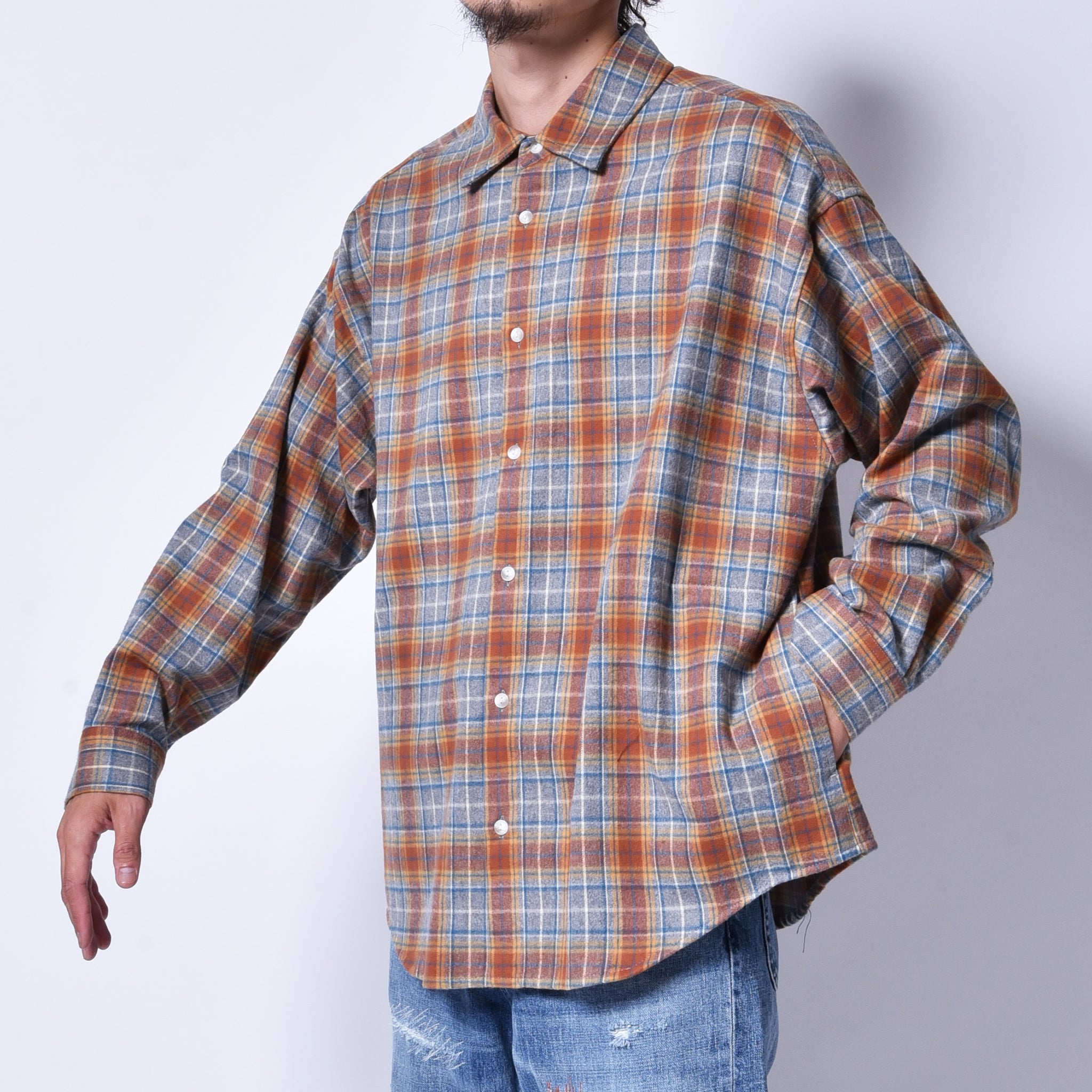 rin / Old Classic Big Shirt ORG CHECK