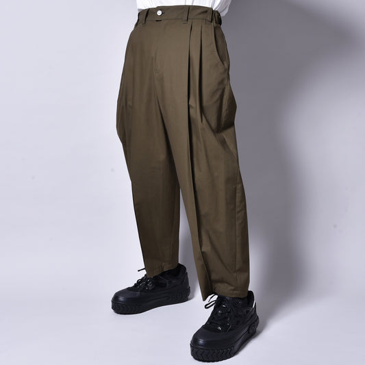 rin / Round Ank Pants KHAKI