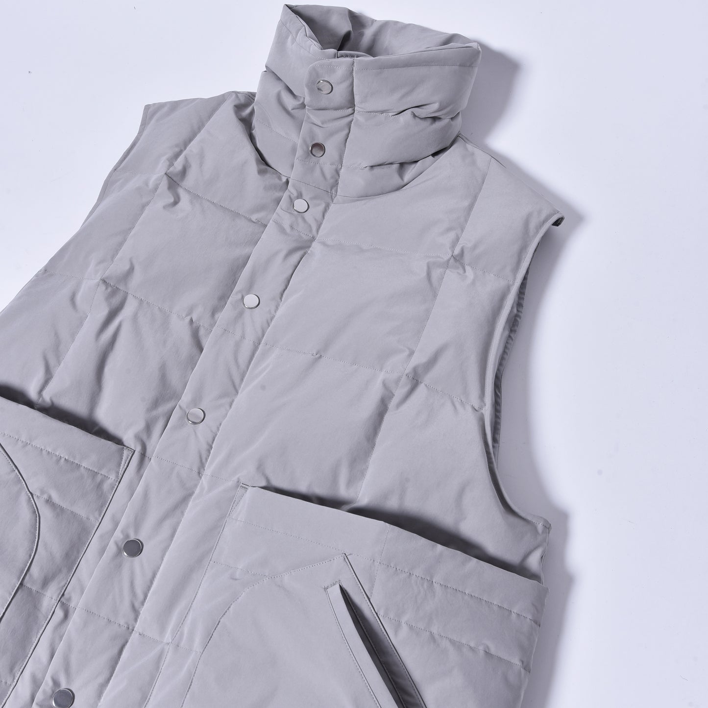 rin / Big Down Work Vest GREY