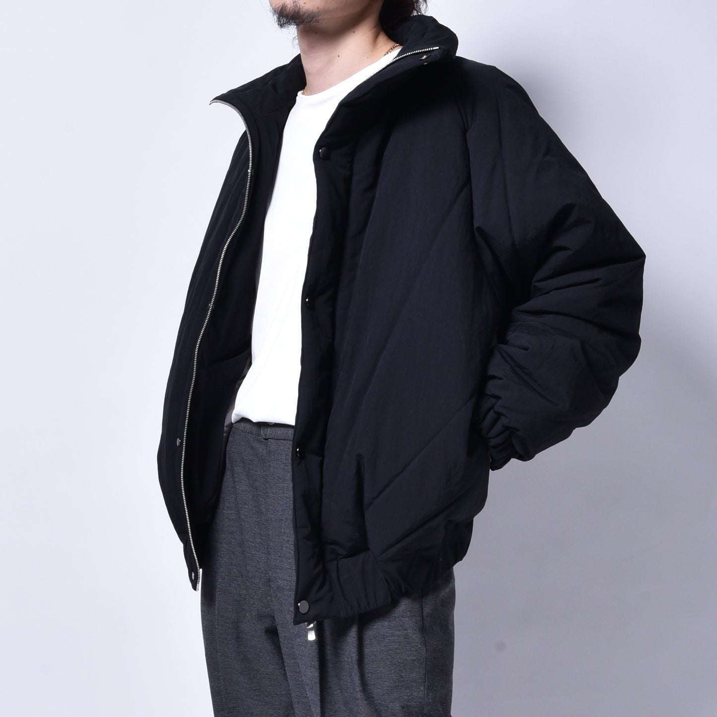 rin / Bomber Blouson Jacket BK