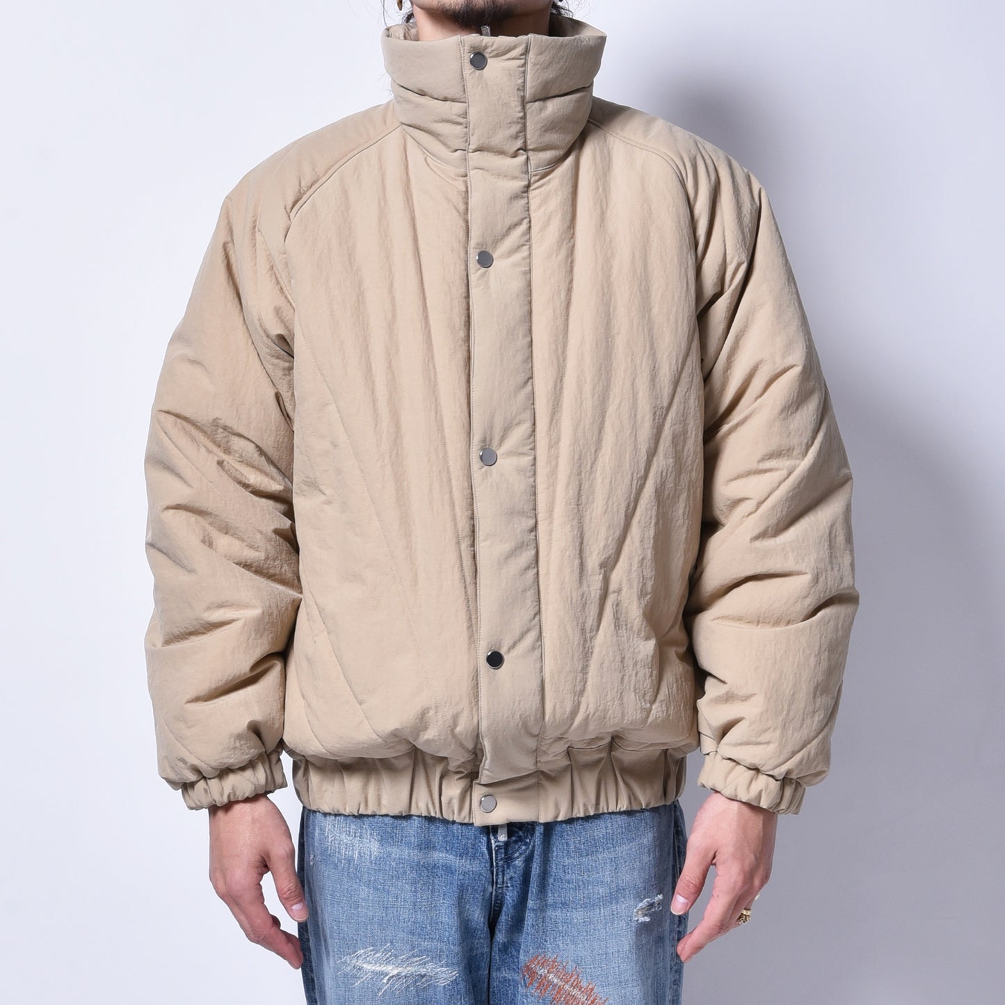 rin / Bomber Blouson Jacket BEI